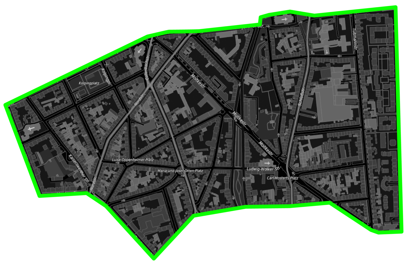 NetD Ausbaukarte Pempelfort U Golzheim